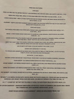 Frank Lola's Neighborhood Restaurant Bar menu