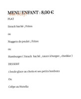 Relais des Forets menu