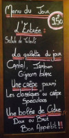 Les Casseroles en folie menu