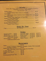 Peabody's menu