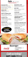 Panther Pizza Milford Center menu