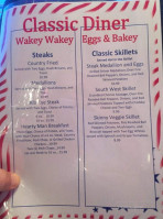 Classic American Diner menu