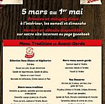 Les Quatre Feuilles menu