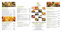 Esprit Sushi menu