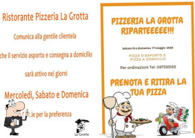 La Grotta menu