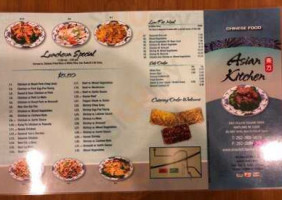 Asian Kitchen menu