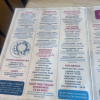 Lewis's Ice Cream Coffee Shop menu