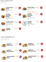 Le Constantinople menu