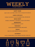 Creekside Grille menu