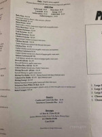 Lobo's Pizza Grill menu