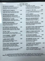 Rockin' Robin's Soda Shoppe menu