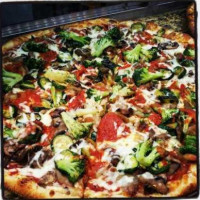 Green Olive Kosher Pizza food