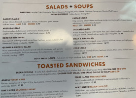 Portland Pie Co menu