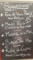 Le Bretagne menu