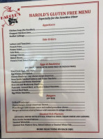 Harold's New York Deli Restaurant menu