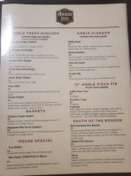 Rusty's Amble Inn menu