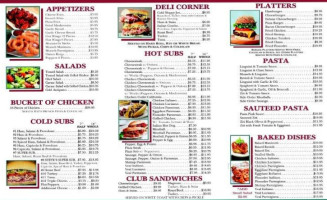 Lucisano's Pizza menu