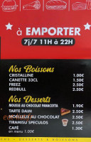 L' Octogone menu