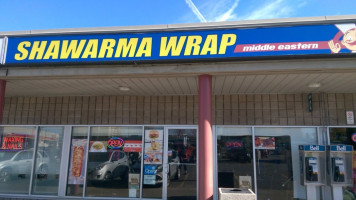 Shawarma Wrap outside