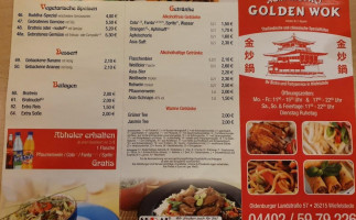 Asia Golden Wok menu