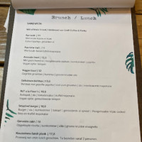 Floor’s Coffee Brunch menu