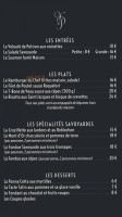 Les Voûtes Du Parc menu