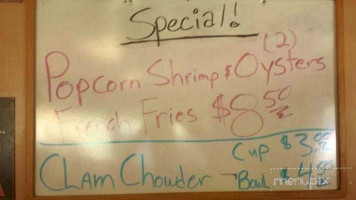 Bobby Shela's Cow Creek Cafe menu