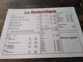 Le Domestique food