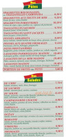 Pizzeria La Farfalla menu