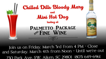 Palmetto Package Fine Wine food