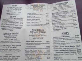 Fairfax Coffee House menu