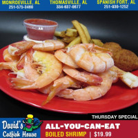 David's Catfish House Llc food