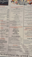 Le Baligan menu