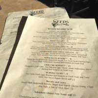 Seeds A Bistro & Bar menu