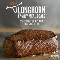 Longhorn Steakhouse food