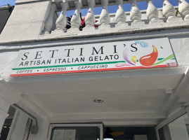 Settimi's Gelato inside