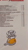 Fiera Della Polenta menu