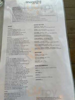 Shorebird Sedona menu