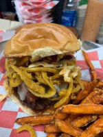 Bergstrom's Burgers food