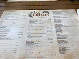 Los Olivos Bistro menu