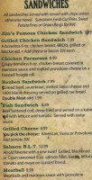 Clay Street Grill menu