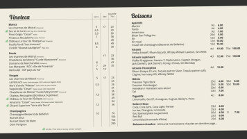 La Cantina menu