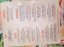 DelacaSeas Cafe menu