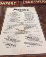 Mongo's Saloon menu