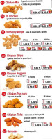 Chicken Inn menu