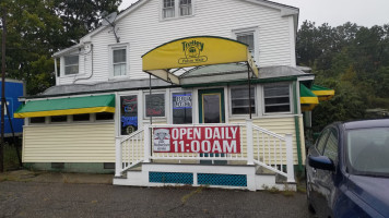 The Trolley Pub outside