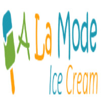 A La Mode Ice Cream food