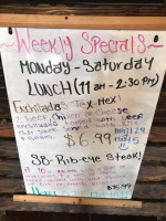 La Fiesta menu