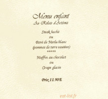 Bernard Robin Relais De Bracieux menu