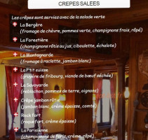 La Croix de Savoie menu